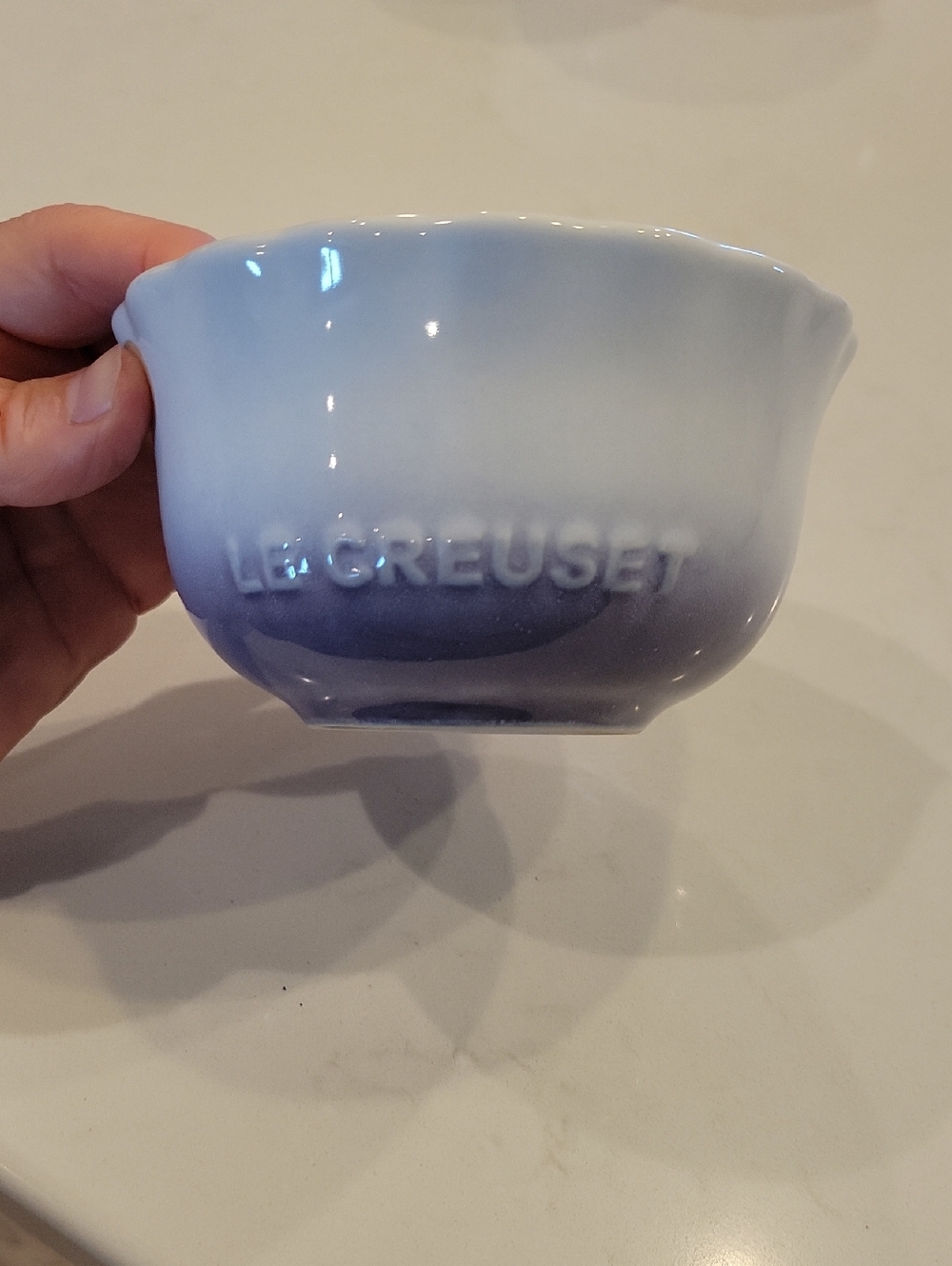 Le Creuset Ombre Bluebell Purple Small Serving Bowl